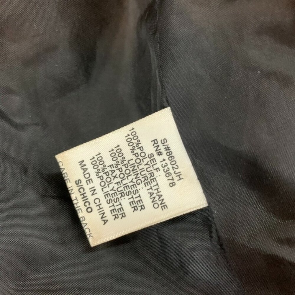 Love Tree Black Faux Leather Moto Jacket - Picture 6 of 15